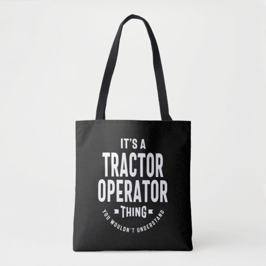 Taaktitel Tractor Operator Draagtas (Voorkant)