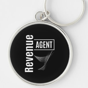 Taaktitel van agent van omzet sleutelhanger