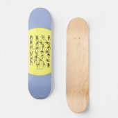 Taal alfabet skateboard (Voorkant)