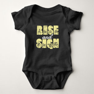 Taal ASL Rise en Sign Romper