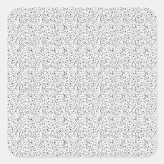 Taal Design Eleven Vierkante Sticker (Voorkant)