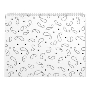 Taal, donkergrijs kalender