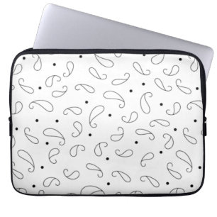 Taal, donkergrijze elektronica-tas laptop sleeve