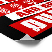 Taal Doof Bewustzijn Hand Talk Asl Lenguaje De Poster (Hoek)