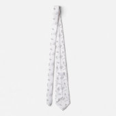 Taal, Dove Grey Stropdas (Achterkant)