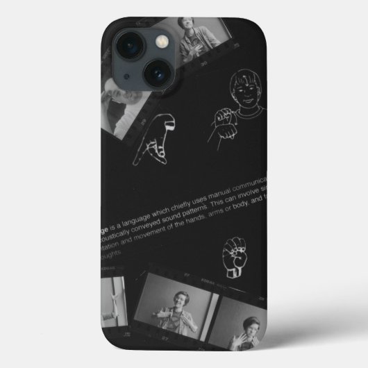 Taal-fotogram Case-Mate iPhone Case (Achterkant)