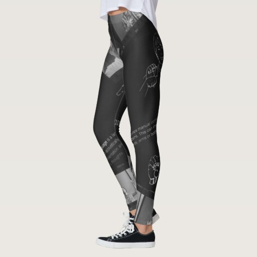 Taal-fotogram Leggings (Links)