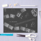 Taal-fotogram Tissuepapier (Craft)