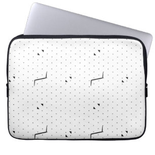 Taal, Green White Electronics Bag Laptop Sleeve