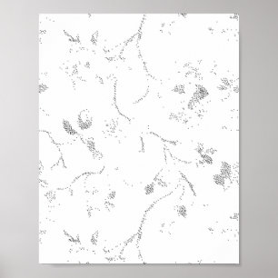 Taal, grijze cloud poster