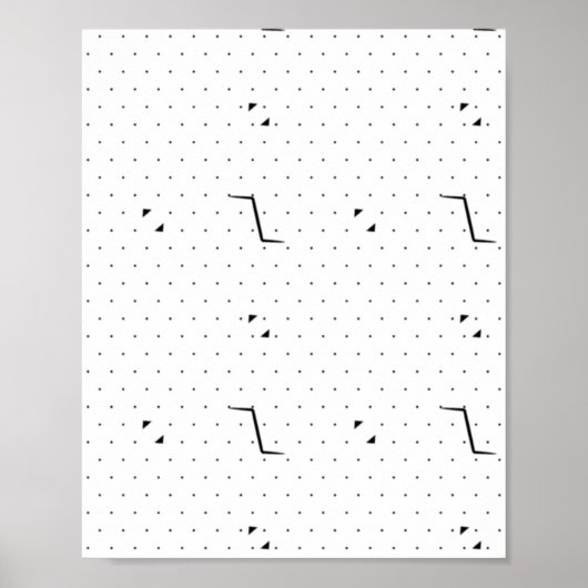 Taal, groen wit voetstuk poster (Voorkant)