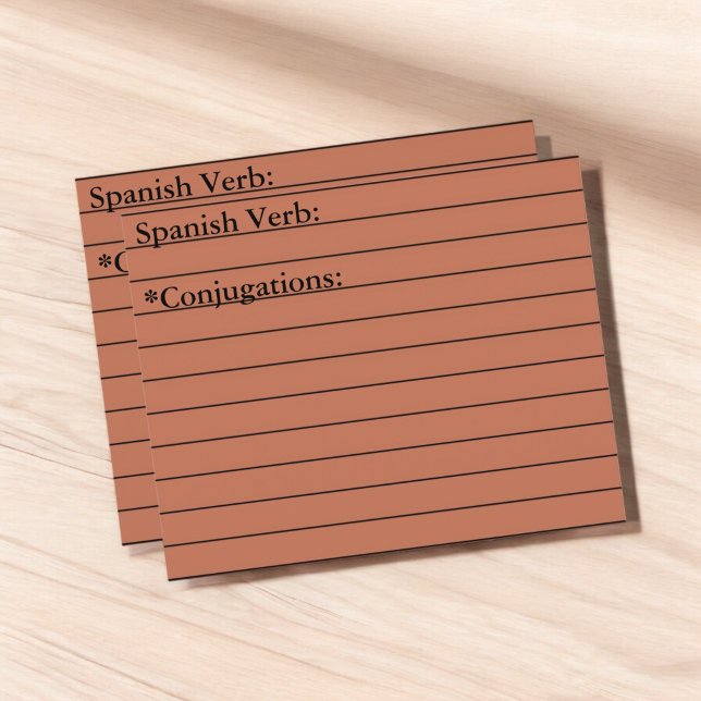 Taal Leren & Grammatica Flashcard Stationery (flashcard)