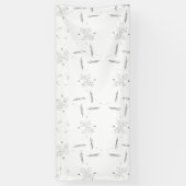 Taal, lichtgrijs, Geyser Banner (Verticaal)