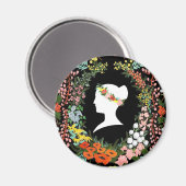 Taal van Bloemen Magneet (Voorkant / Achterkant)