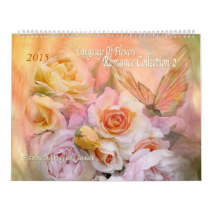 Taal van bloemen Romance 2 Art Agenda 2015 Kalender