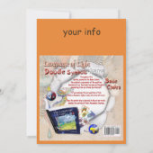 Taal van de lichte workshop kaart (Achterkant)