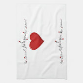 Taal van de liefde - Keukenhanddoeken (Verticaal)