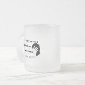 Taal van Facepalm Matglas Koffiemok (Voorkant links)