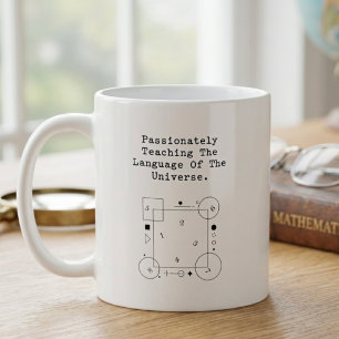 Taal van het Universum Hartstochtelijk Wiskunde Koffiemok