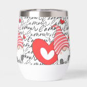 Taal van Liefde Roestvrij staal Wijn Tumbler (Achterkant)