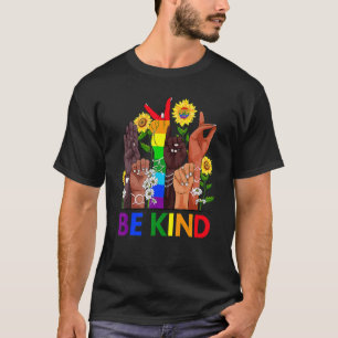 Taal voor gebaren met Lgbtq+ Gay Les T-shirt