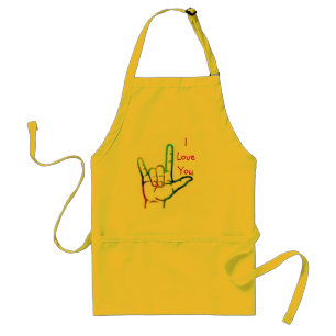 Taal waar ik van hou, Apron Standaard Schort