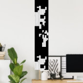 Taal, woestijn Storm voetstuk Poster (Thuiskantoor)