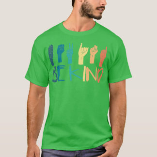 Taaldocenten Retro Interpreen in handtekeningen T-shirt