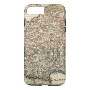 Taalkaart van Frankrijk iPhone 8 Plus / 7 Plus Hoesje