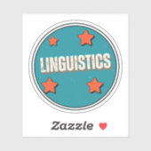 Taalkunde Sticker (Vel)