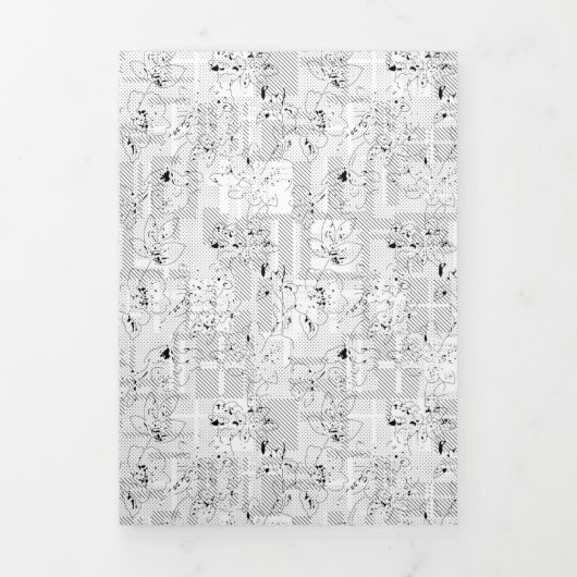 Taalontwerp 1 honderd drieluik wenskaart (Cover)