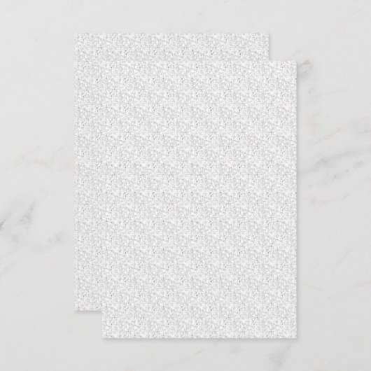 taalontwerp vijf RSVP kaartje (Voorkant / Achterkant)