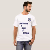 Taalpolitie - Sarcasm T-shirt (Voorkant volledig)