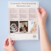 Taart Adverteren Flyer (Hand)