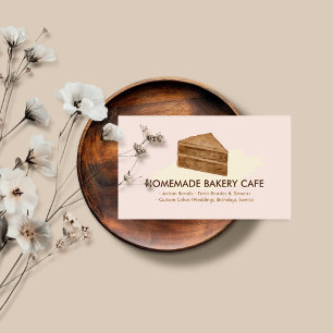 Taart Cookies Trouwverjaardag Bakkerij Minimal Visitekaartje