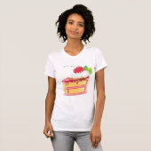 Taart Dessert Vrouwen T-shirt (Voorkant volledig)