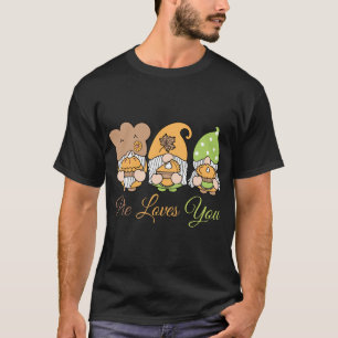 Taart houdt van je grappige pompoen kruiden leuk g t-shirt