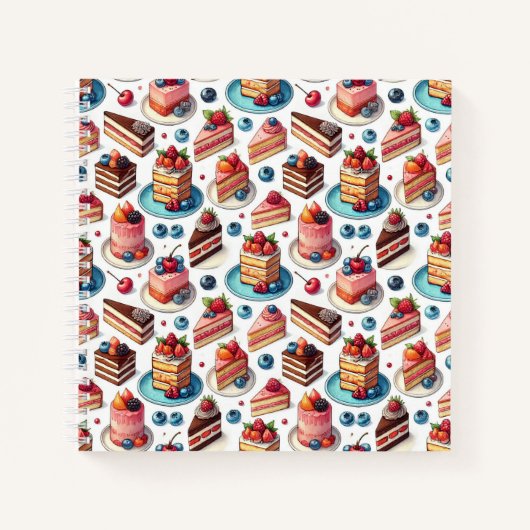 Taart in je gezicht notitieboek (Voorkant)