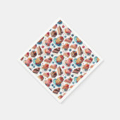 Taart in je gezicht servet (Hoek)