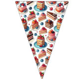 Taart in je gezicht vlaggetjes (Derde vlag)