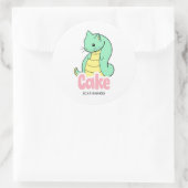 Taart (Kat + Slang) Schattigee Sticker (Tas)