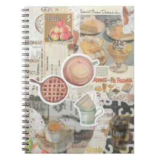 Taart & Koffie Ephemera Decoupage Notitieboek