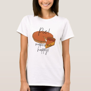 Taart maakt me blij t-shirt