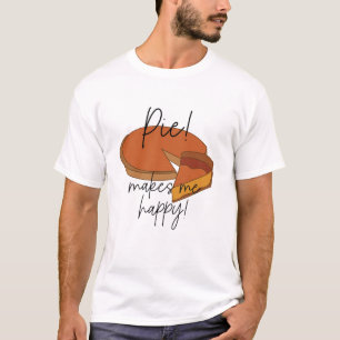 Taart Maakt Me Gelukkig Taart T-shirt