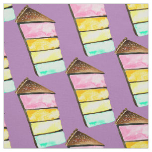 Taart plak regenboog cake kunst stof