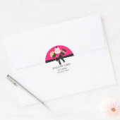 Taart Poppen Fuchsia Stickers (Envelop)