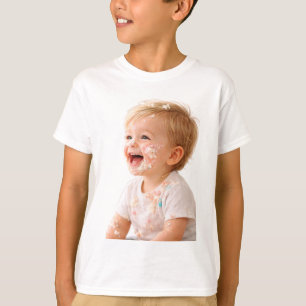 Taart Smash Baby Lachende Verjaardag T-Shirt