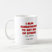 Taart tegen Stress Grappige Mok (Links)