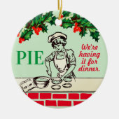 taart voor bakkerijkoek keramisch ornament (Voorkant)