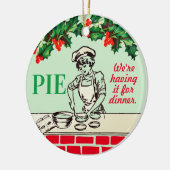 taart voor bakkerijkoek keramisch ornament (Links)